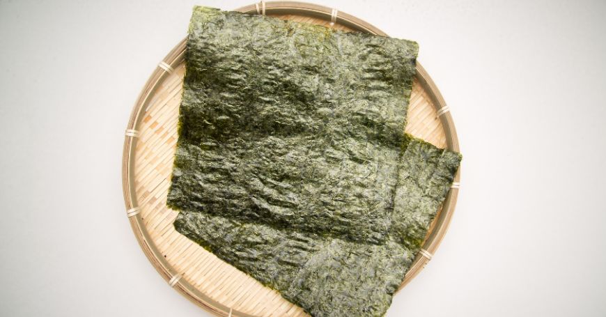 alga nori in fogli ideale per la preparazione del sushi o del pokè